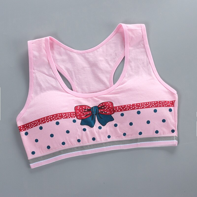 Bras Voor Tienermeisjes 12 Meisje Training Bras Kids Soft Ondergoed Meisjes Accessoires Ademend Kinderen 14 8-15y Tiener Ondergoed 10: Roze