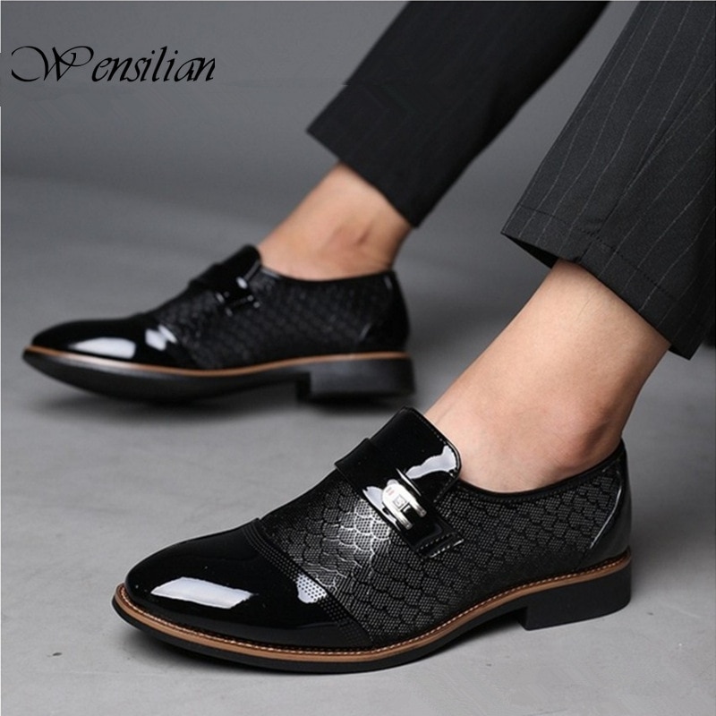 Business juhlakengät miesten mekkokengät nahka vapaa-ajan kenkä klassinen sosiaalinen kenkä oxford kengät miehille zapatillas hombre