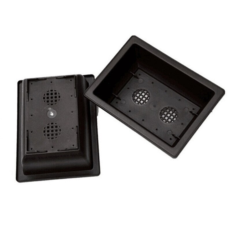 Pot de fleurs en plastique pour Imitation, balcon carré, bol à bonsaï pour pépinière et jardinière rectangulaires, Pots de fleurs à fond du plateau