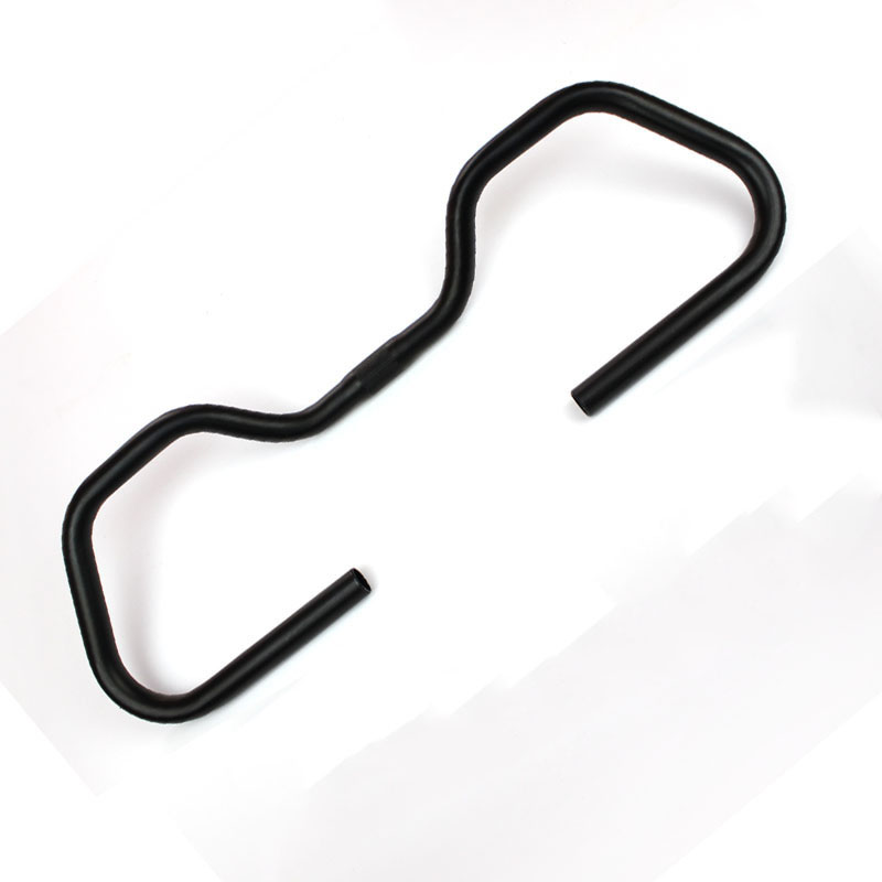 25.4*580mm wioślarz motyl kierownica ze stopu aluminium droga BMX reszta kierownica wioślarz wioślarz z ostrym kołem przebudowa kierownica rowerowa: Sandblast czarny