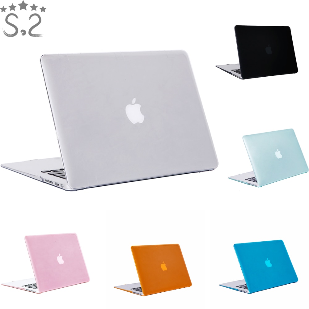 A1370 a1465 a1369 a1466 matt/kristall laptopfodral för macbook air 11.6 " 13.3 " skyddsskal