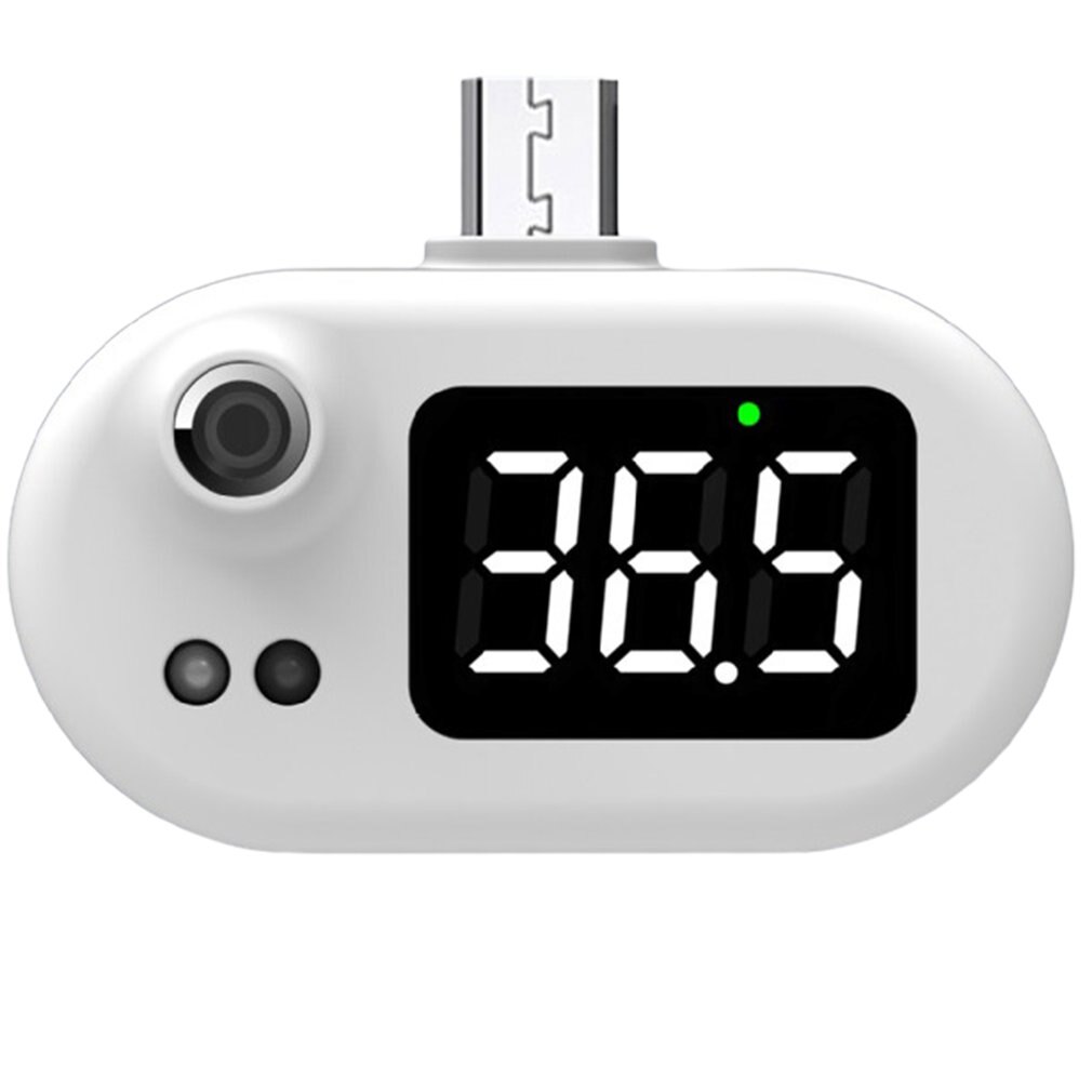 Usb Intelligent Mini Mobile Phone Thermometer Health Care Convenient Infrared Electronic Digital Thermometer: Android