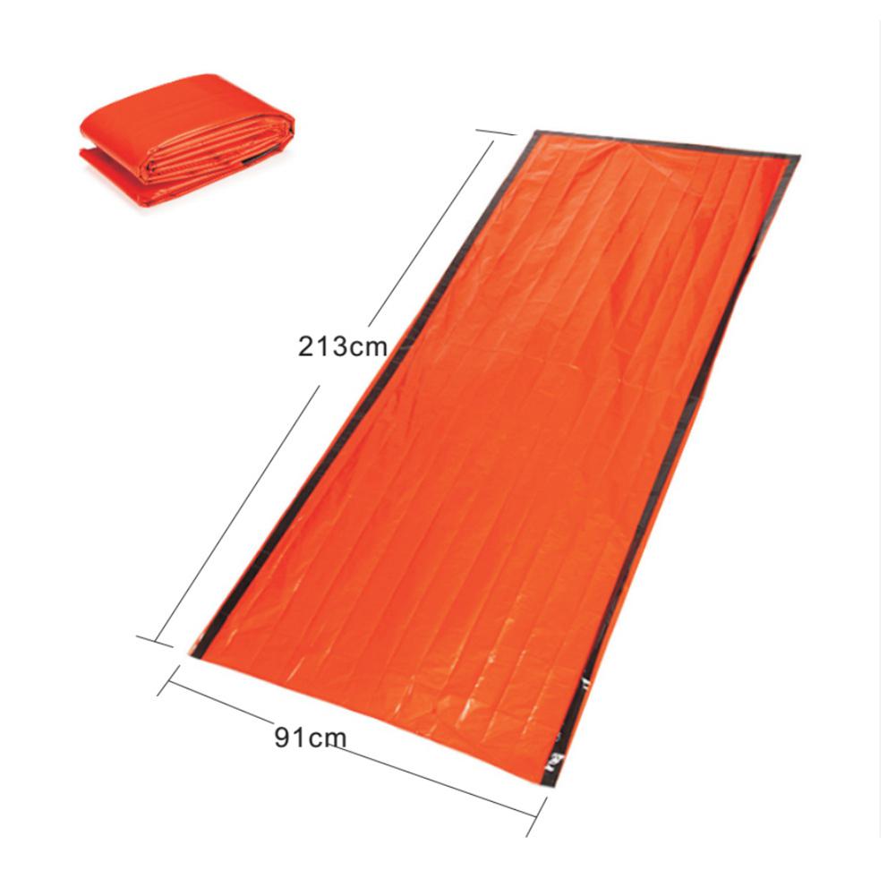 Hobbylane aluminiumpläterad sovsäck med 26 mikron isoleringsfilm campingsäck