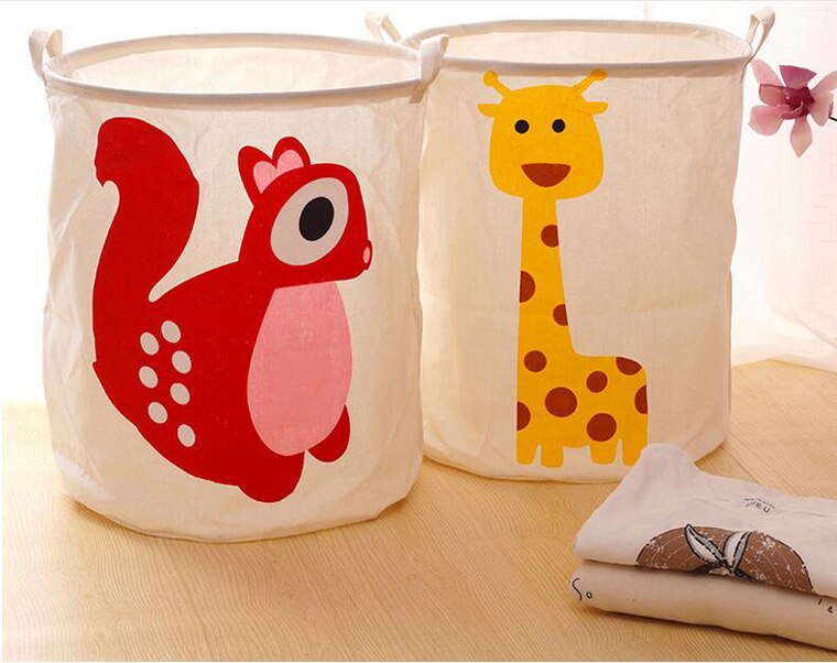 Opvouwbare wasmand, cartoon opbergmand voor speelgoed, linnen wasmand, diversen organizer, cesto ropa sucia, thuis opbergen