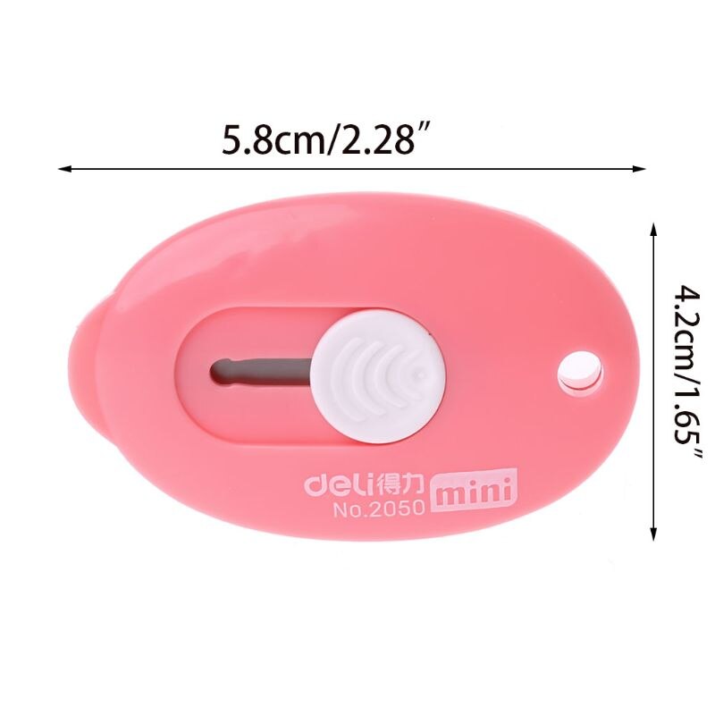 Slumpmässig färg mini verktyg kniv box cutter infällbart rakblad diy-verktyg