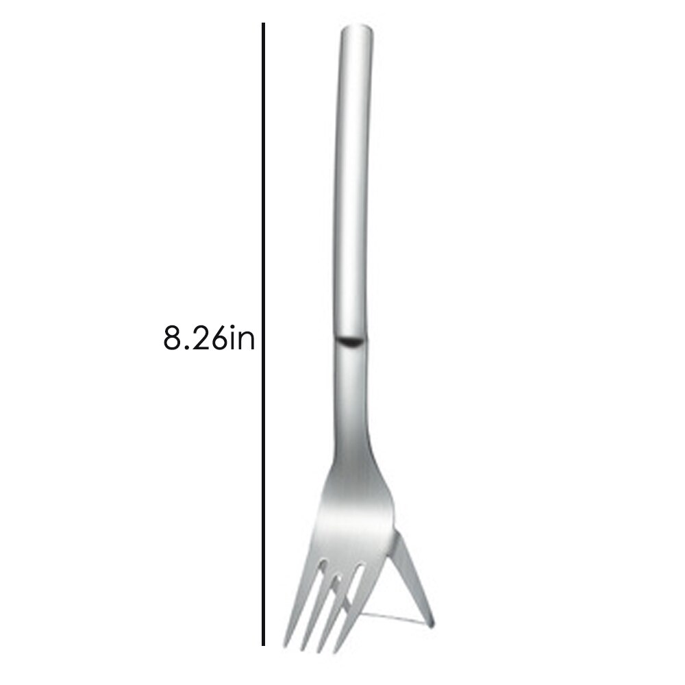 2 in 1 Watermelon Slicer with Fork Durable Watermelon Cutter Stainless Steel Watermelon Cutting Ruler for Fruit Plate