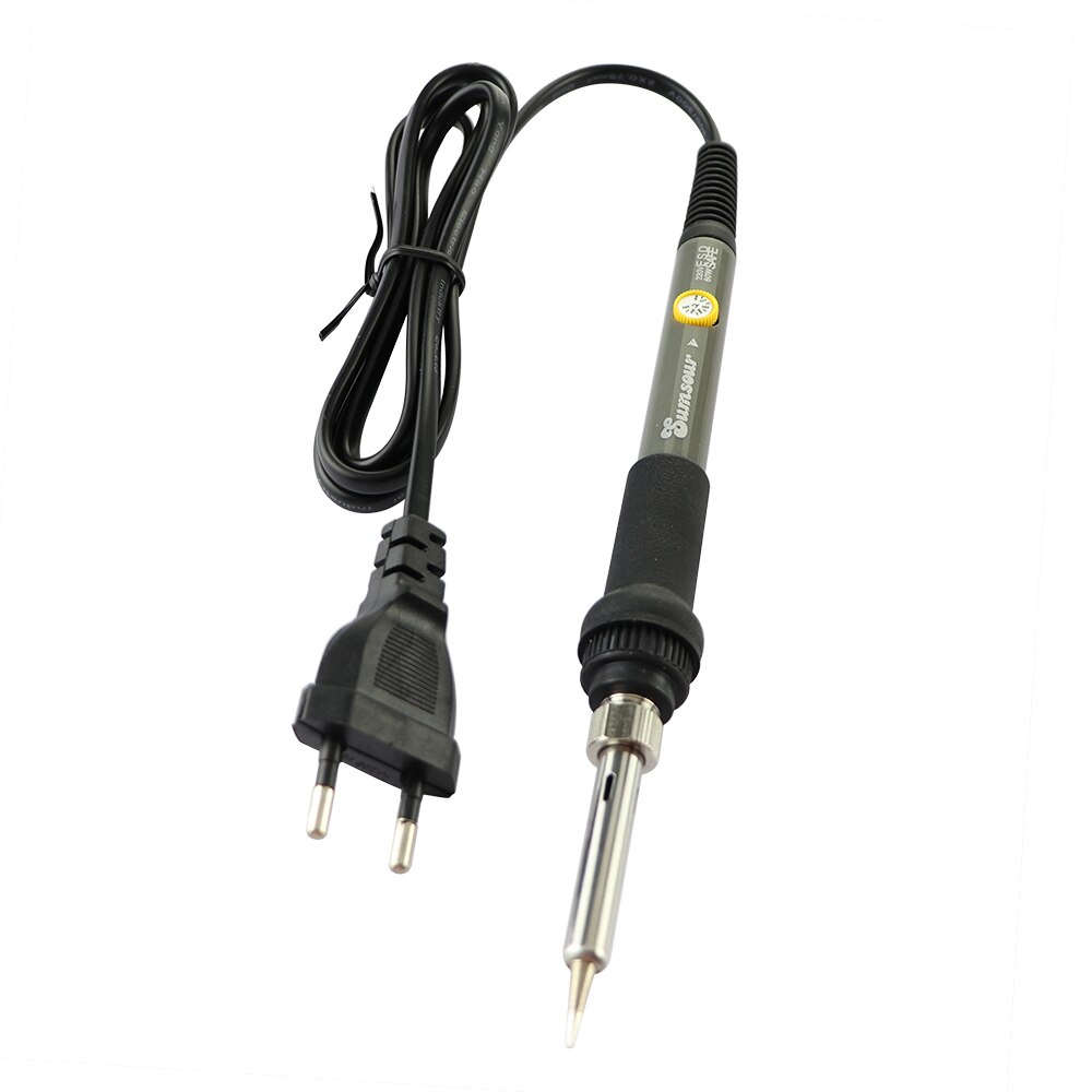 60W Mini Gray Electric Soldering Iron With Adjustable Temperature 220V/110V Soldering Rework Station Soldering Iron Accessories