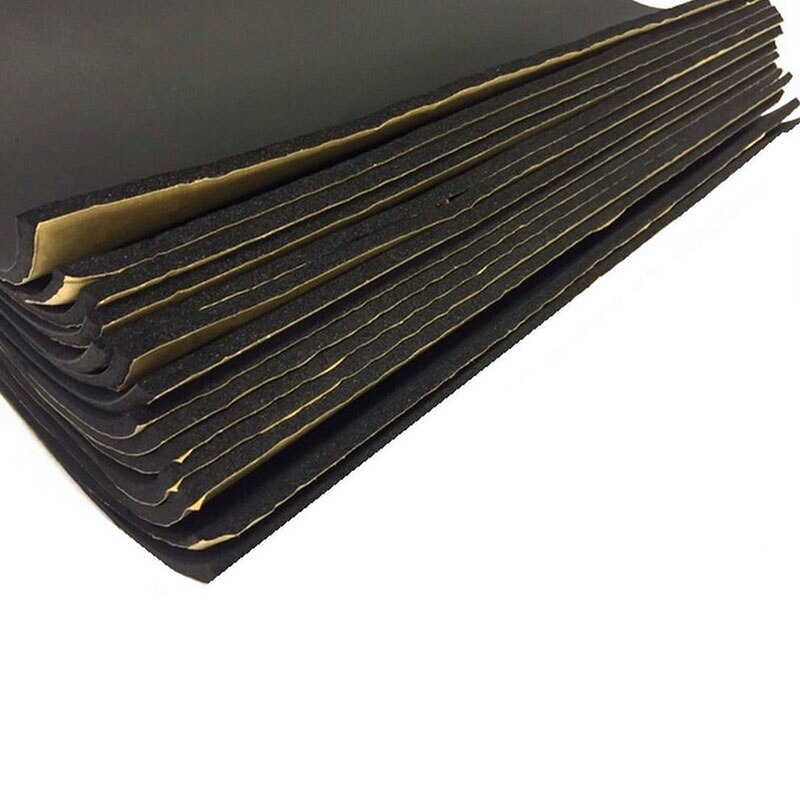 EE support 6Sheets 30*50cm Car/Van Sound Proofing Deadening Insulation Cotton 5mm Closed Cell Foam Mat Car Accessorie
