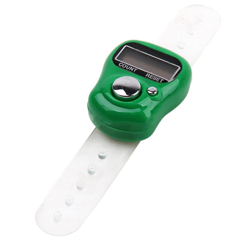 Ziffer Digital LCD Elektronische Golf Finger Hand Ring betroffen Reihe übereinstimmen Zähler übereinstimmen Schrittzähler Zufällige Farbe