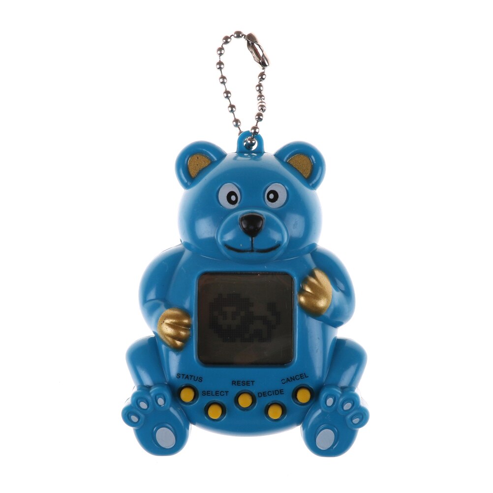 ! Electronic Pets Toys 90S Nostalgic 168 Pets in One Virtual Cyber Pet Toy 4 Style bear shape toy