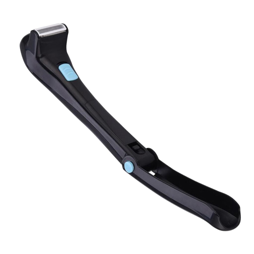 Opvouwbare Elektrische Back Scheerapparaat Mannen Handleiding Terug Hair Scheerapparaat Lange Handvat Terug Been Haar Scheerapparaat Scheerapparaat Remover Body Trimmer