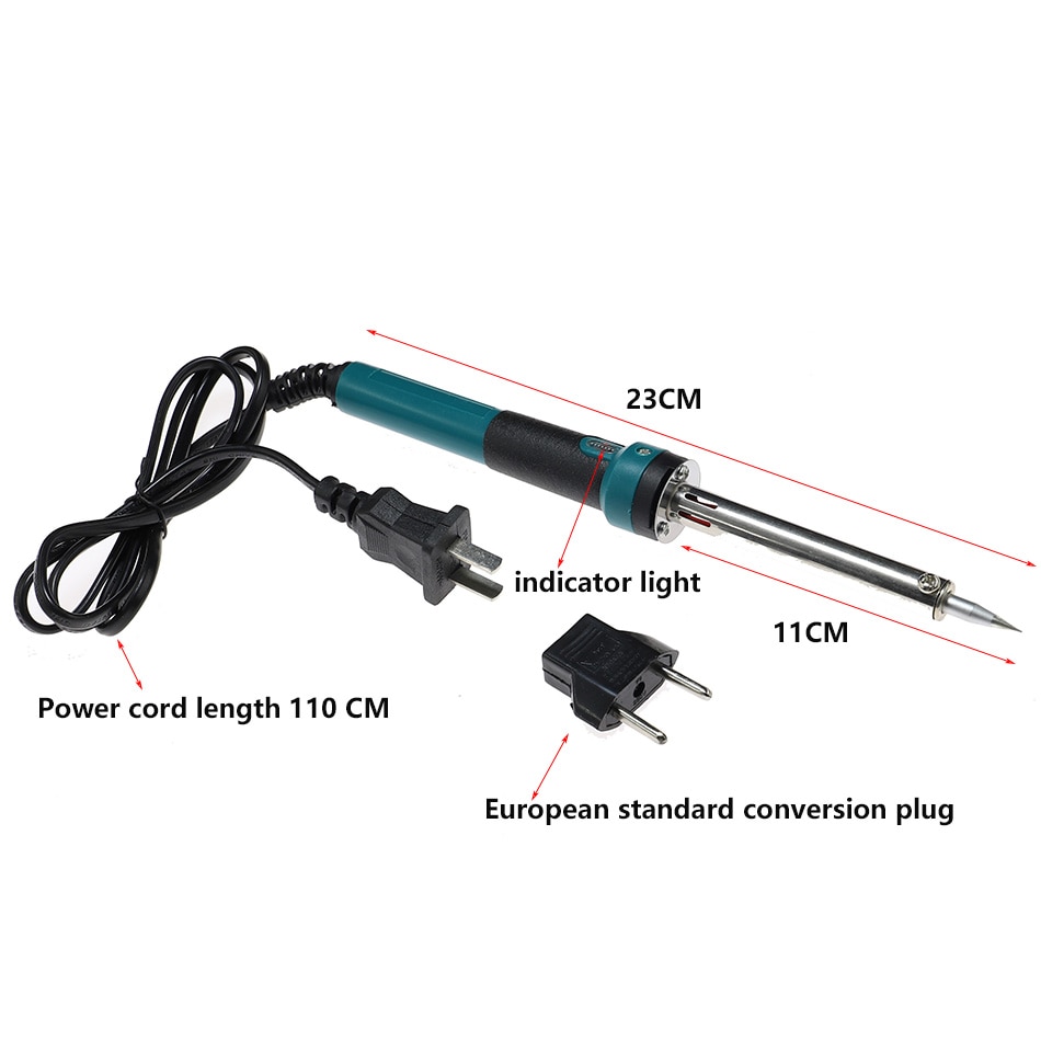220V 30W 40W 60W soldadura eléctrica térmica externa soldador de temperatura soldadura de hierro Estación de retrabajo soldador