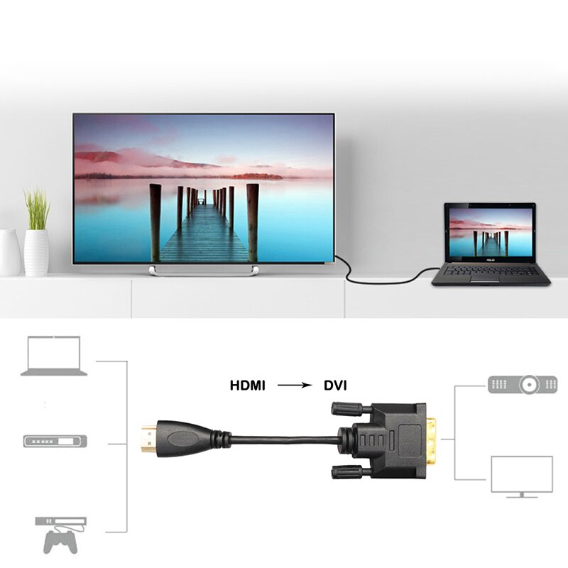 Felkin kabel HDMI robić DVI HDMI robić DVI DVI-D 24 + 1 Szpilka kabel adapter 1080P 3D konwerter wideo kabel HDMI robić LCD DVD HDTV XBOX PS3