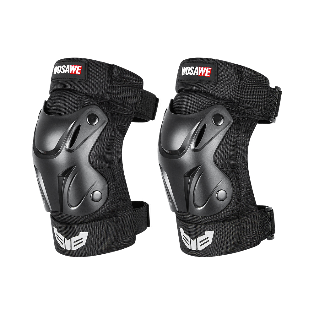 WOSAWE Protezioni per ginocchia per moto Bretelle Protezione di supporto Ginocchiere per motocross Equipaggiamento protettivo per equitazione per moto: Cachi