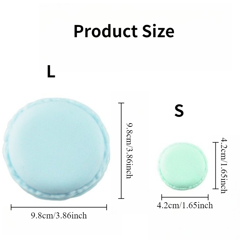 1PC Macaron sieraden organisator oorbellen oorbellen ketting opbergdoos thuis draagbare verpakking om uit te gaan