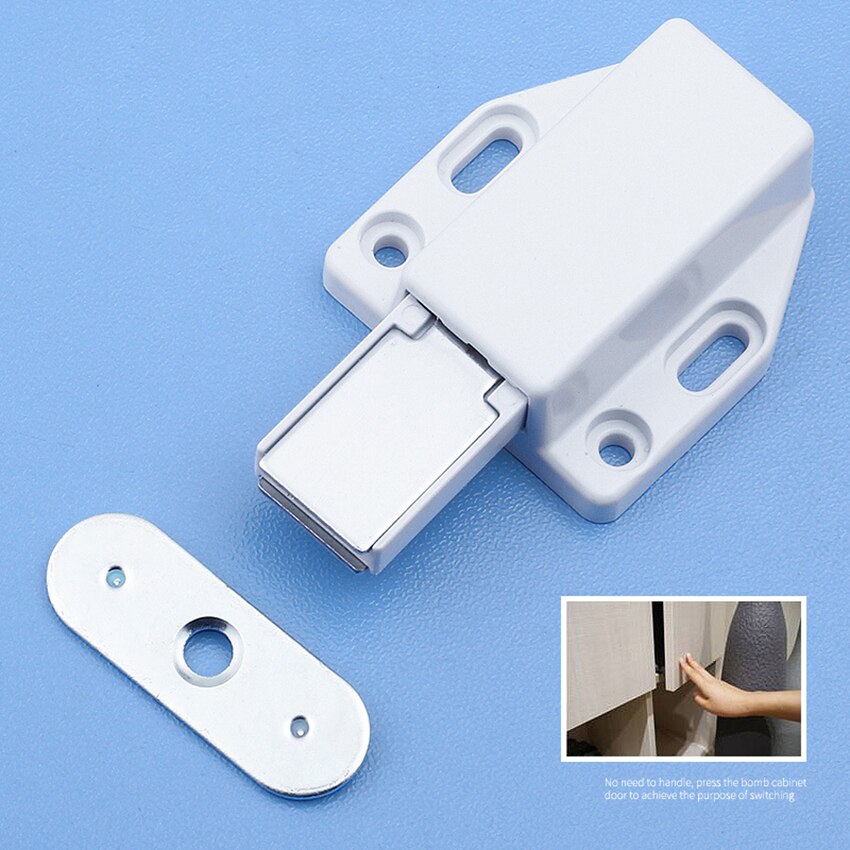 Tryck för att öppna lådskåpet fångar hushållsapparater beröringslås propp rebound dörr skåp garderob dörr rebounder