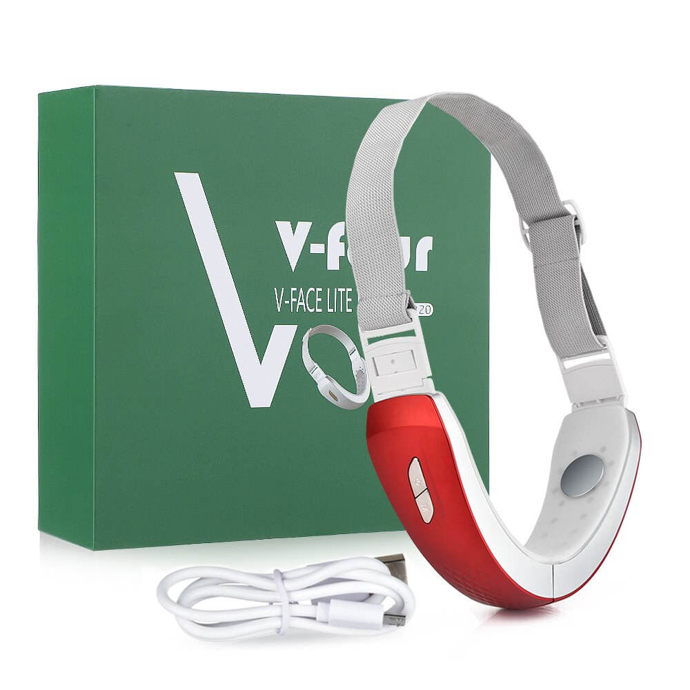 Dispozitive de lifting facial bandaj de masaj pentru îndepărtarea bărbiei duble microcurenți terapie cu led aparate de înfrumusețare mașină de bandă pentru riduri: B