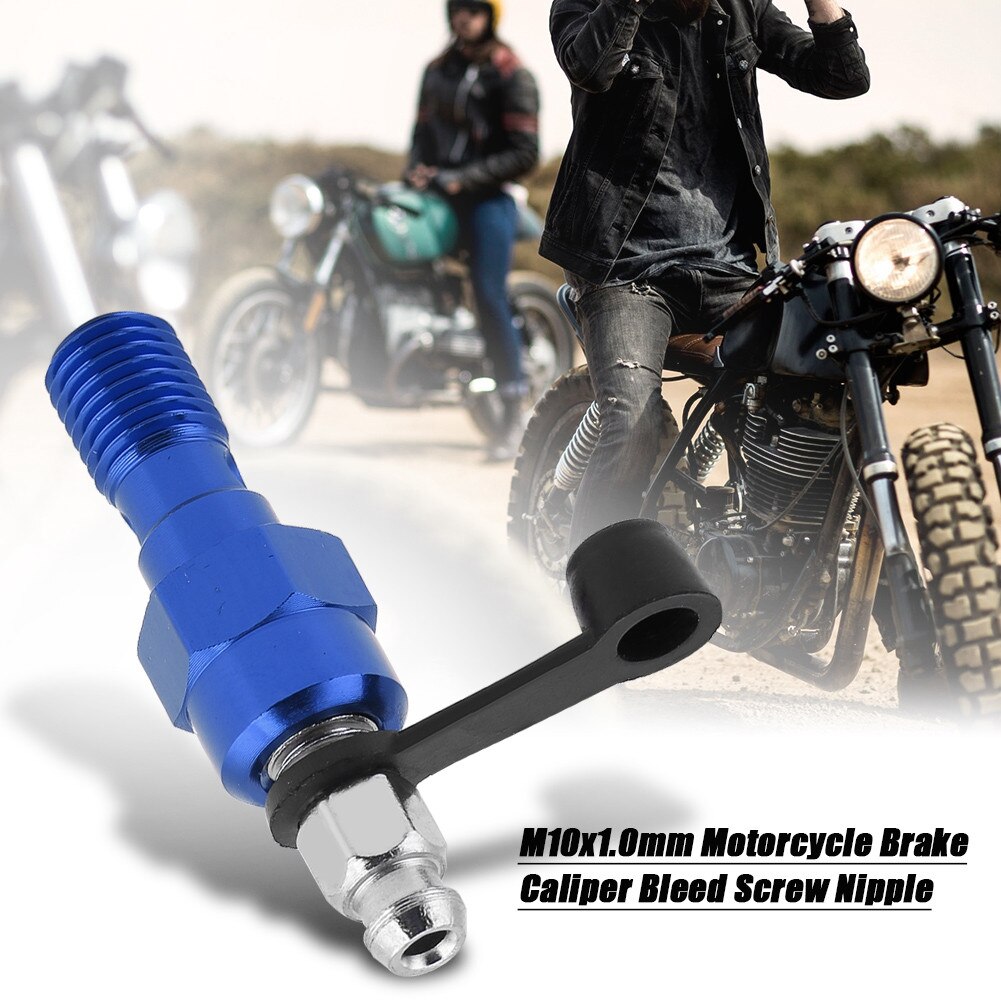 Vis de purge boulon Banjo cylindre | Frein de moto, alésoir étrier de cylindre, vis de Banjo boulon + dépoussiérage embout