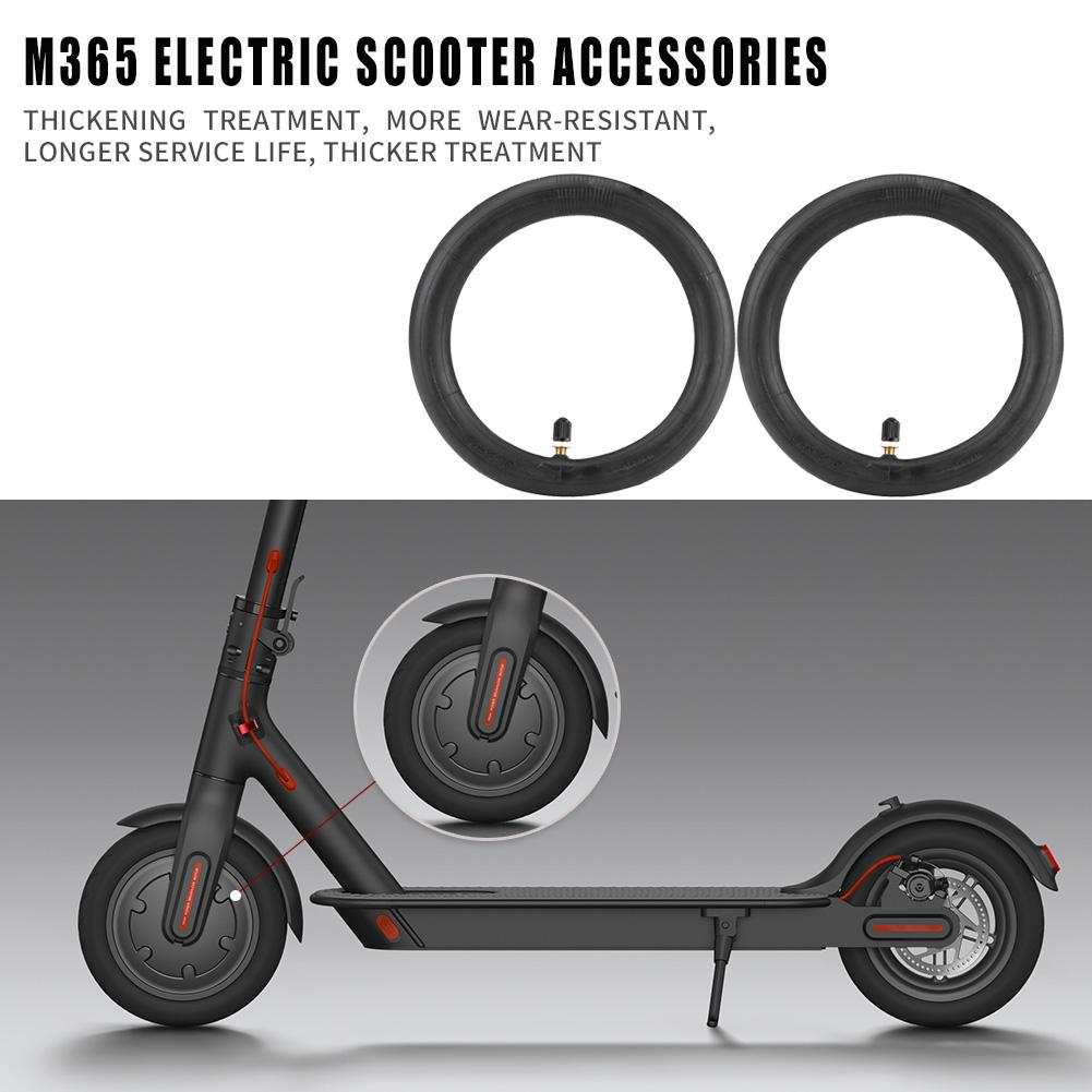 2 stk. 8.5 tommer elektrisk scooter inderdæk til xiaomi  m365 tilbehør elektrisk scooter inderrør bageste sliddæk gummi