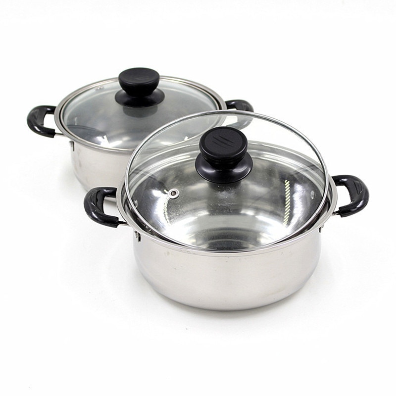 stainless steel soup pot non stick cookware set pans pots saucepan cooking casserole non magnetic pot brew kettle 1pcs