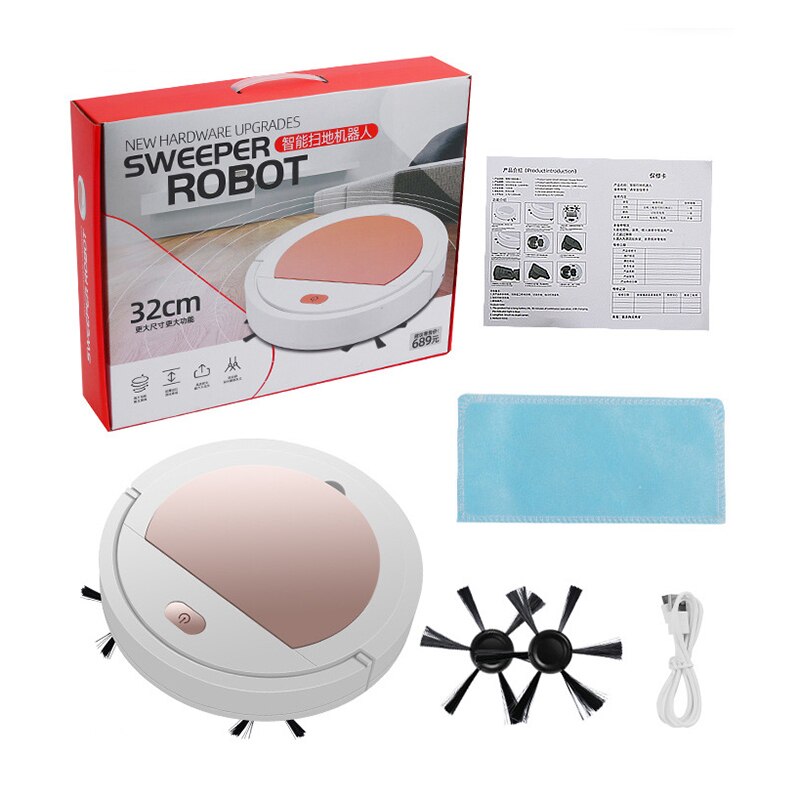 Pet Robot Vacuum Cleaner Three in One Rechargeable Wet and Dry Smart Robot Vacuum Cleaner Hair Ideal for