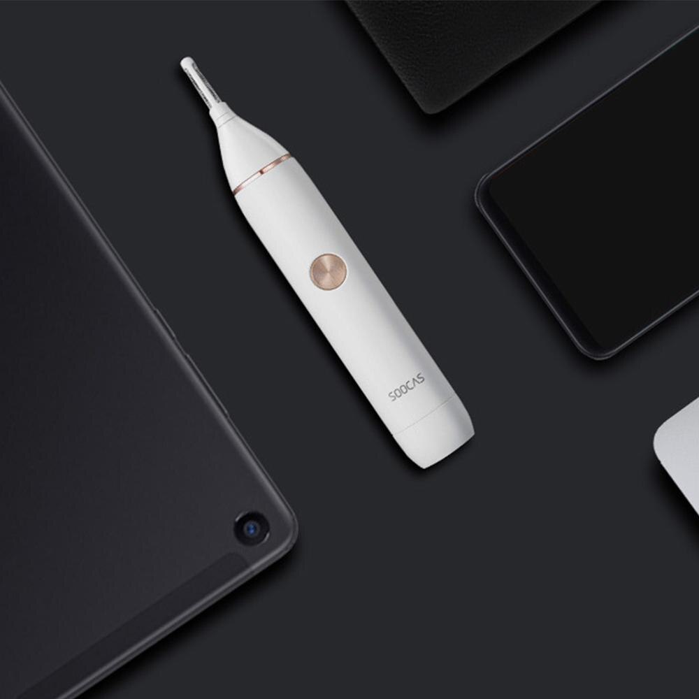 SOOCAS N1 nariz Trimmer pelo eléctrica ceja pelo de afeitar para Xiaomi navaja de afeitar hombres portátil Clipper de hoja de afeitar segura lavable