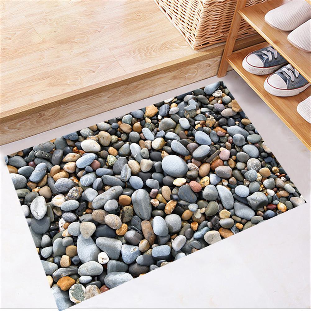 Pegatina de suelo empedrado resistente al agua, Mural moderno extraíble para sala de estar, baño, decoración del hogar, 1 Uds.