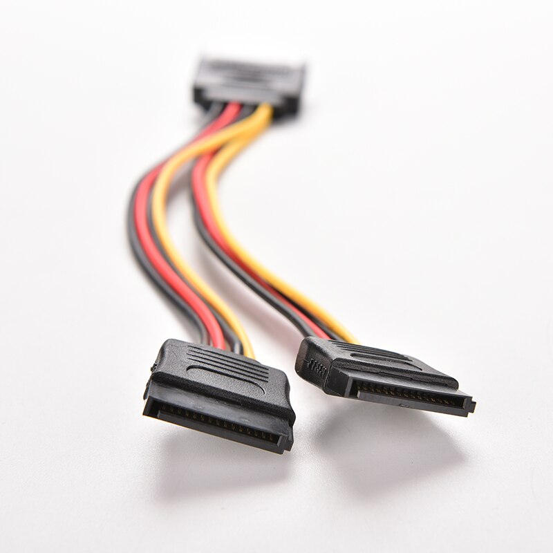 19cm 5 Pin SATA Mannelijk naar 2 SATA Splitter Female Power Cable