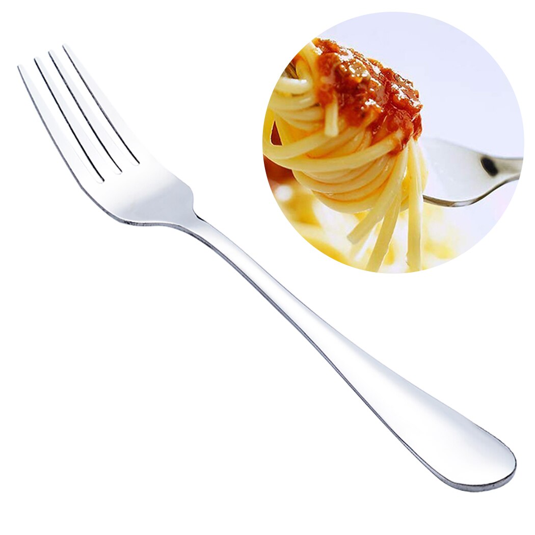 Diner Vork Roestvrij Staal Salade Vork Cake Vork Servies Dessert Vork Voor Restaurant Fruit Snack Servies Party Gebruiksvoorwerpen