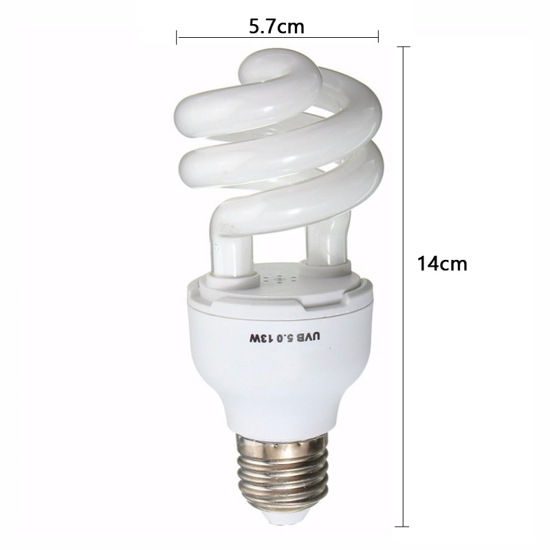 Uvb 5.0 uvb 10.0 matelijalamppu kilpikonna uvb polttimo lisko käärme lguaanit lämpö kalsiumlamppu valo energiansäästö  e27 13w 26w 110v 220v
