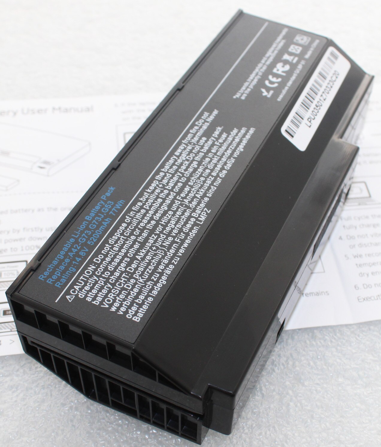 A42-G73 Laptop Battery for ASUS G53 G53S G53J G53JW G53SX G73 G73S G73J G73JH G73JQ G73JW G73JX G73SW G73-52 A42-G53 A43-G73