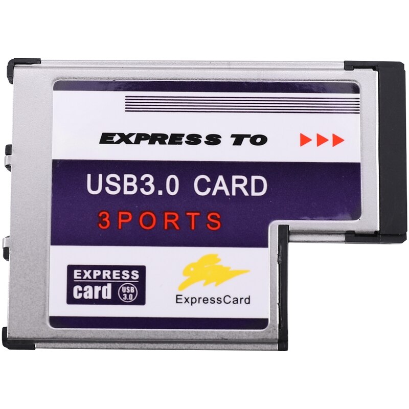 3 Port Inside USB 3.0 To Express Card 54mm Adapter Converter Chipset FL1100: Default Title