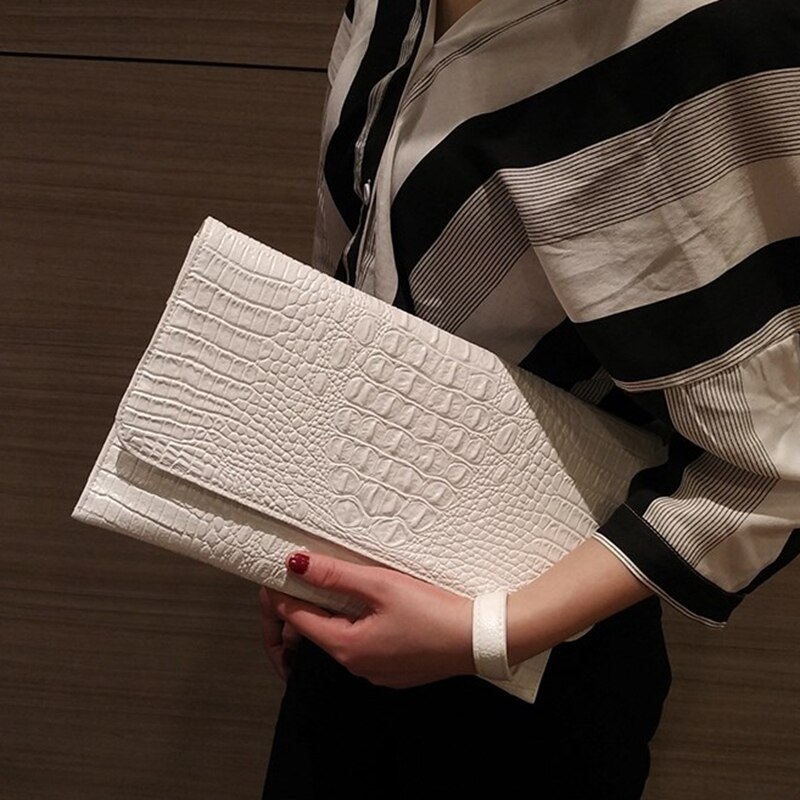 DOYUTIG-pochette de soirée pour femmes, pochette motif Crocodile, sacs à épaule en cuir Pu, bourse et sac à main A222