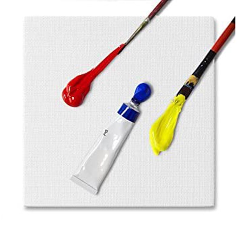 12 sztuk białe puste tablice sztuki mini rozciągnięty artysta płótno pokładzie akrylowe farby robić drewna olejnego robić malowania grafiki