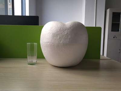Polystyren styrofoam skum stort eple modell julaften halloween dekorasjonsmaterialer diy håndlagde møbler forsyninger: misligholde tittel