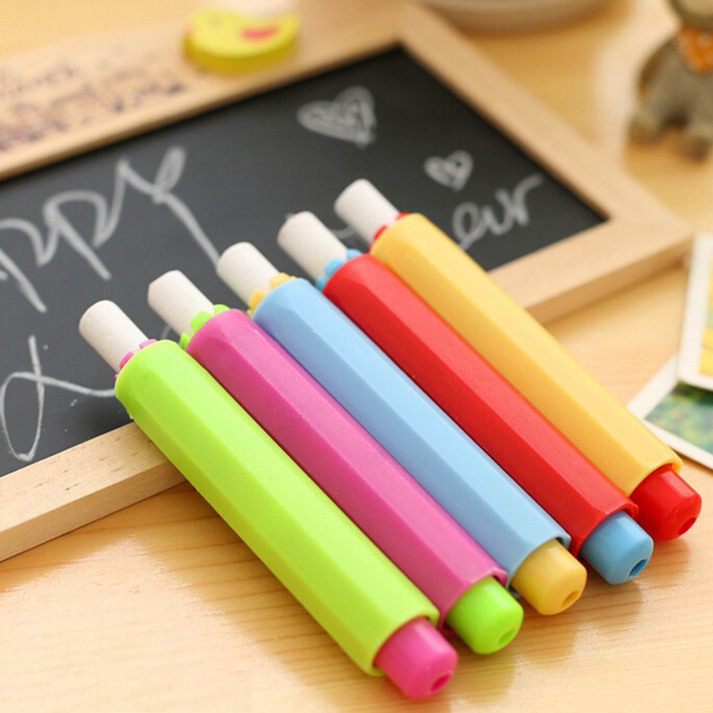 1 stk farverige kridtrenseholdere til lærerens skrivetavle og tilbehør til tegnebrætter for børn