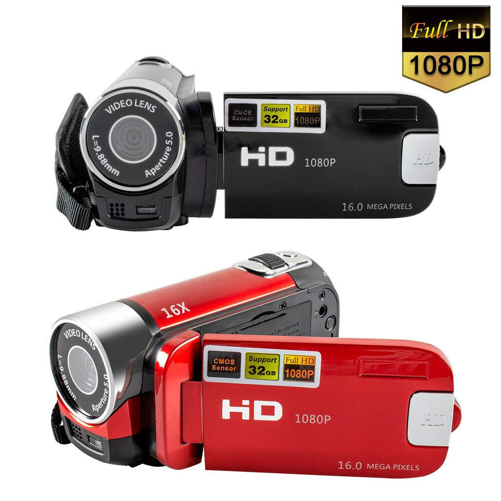 Full Hd 1080P Video Camera Professionele Digitale Camcorder 2.7 Inch 16MP High Definition Abs Fhd Dv Camera 270 Graden rotatie