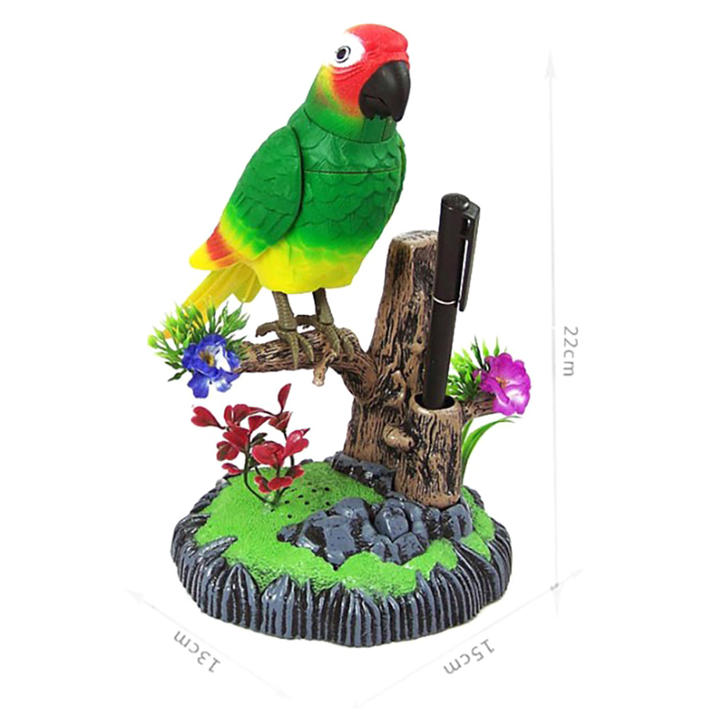 Sound Voice Control Electric Bird Pet Toy Electric Simulation Induction Bird Cage Birdcage Toy