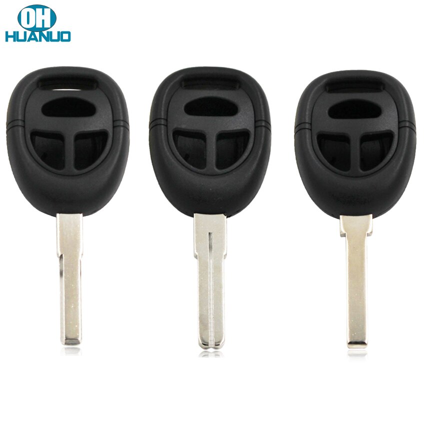 Guscio Chiave Telecomando Vuoto 3 Pulsanti Per Saab 9-3 9-5 - Custodia Sostitutiva Con Lama Grezza - 2