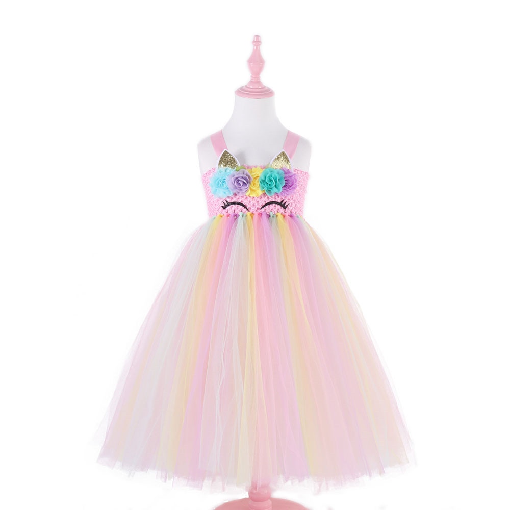 children's Halloween dress cosplay party wedding flower girl dress children's day performance costume snow white