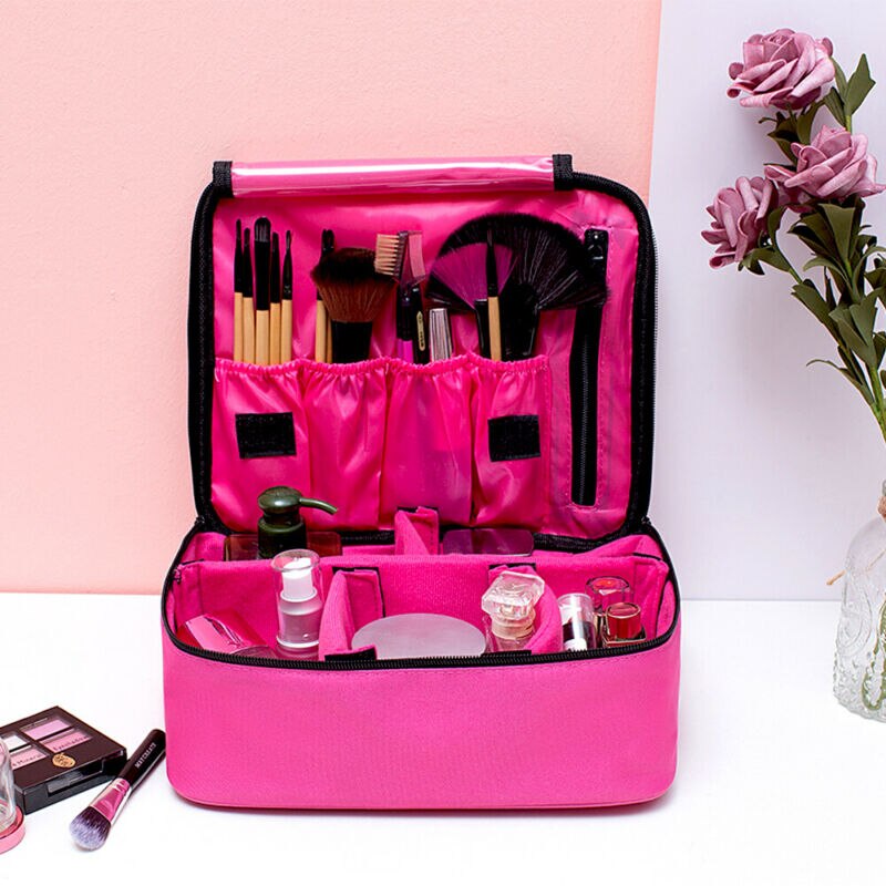 Bolsa de aseo colgante, bolsa grande de viaje para maquillaje, estuche para cosméticos, bolsa de almacenamiento para artículos de tocador, organizador de lavado, organizador, bolsas de almacenamiento