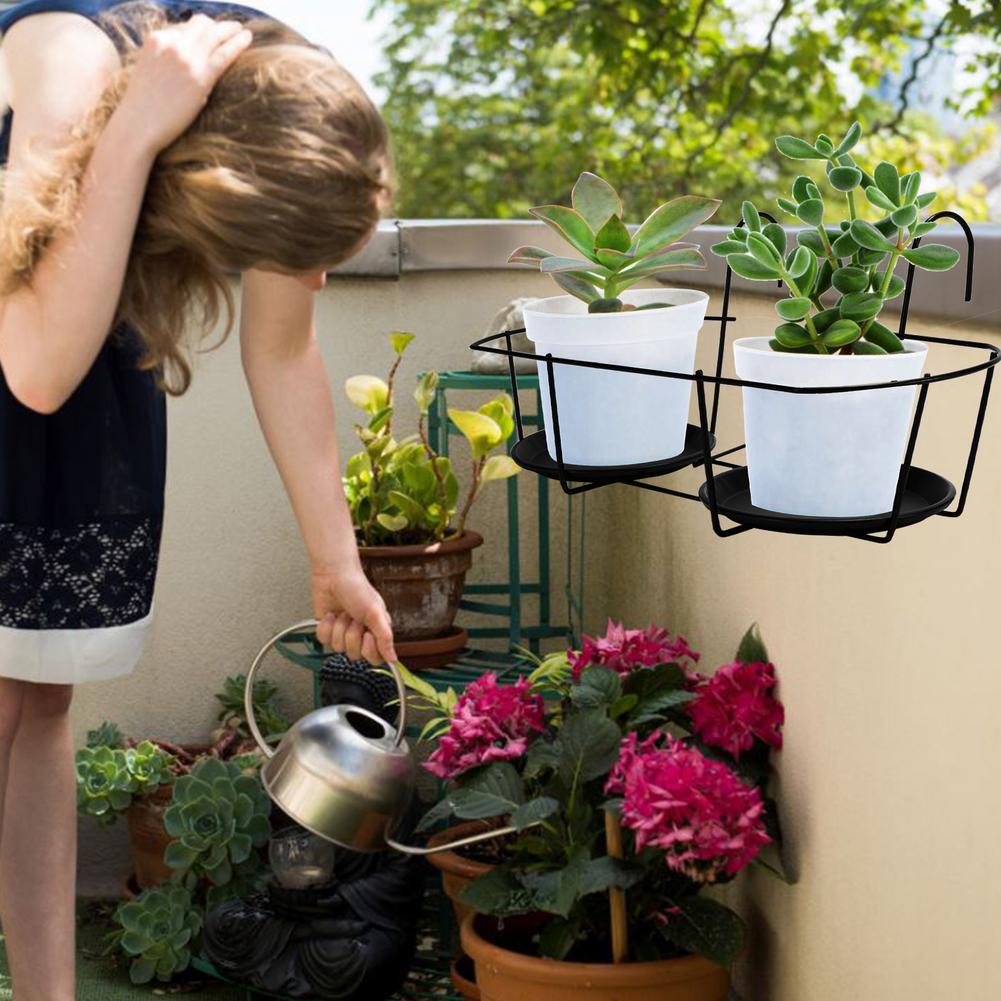 Cintre pour Pots de fleurs, support de balcon extérieur, étagère de balustrade, Patio, planteur de plantes, accessoires de jardin