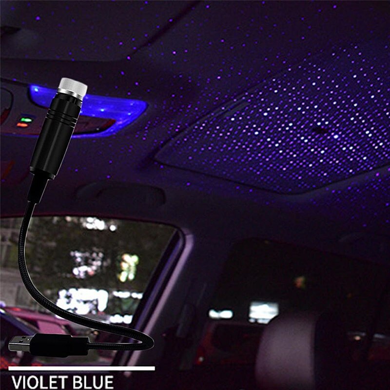Universele Sfeer Lamp Led Auto Dak Ster Nachtverlichting Interieur Ambient Sfeer Galaxy Lamp Usb Plug Licht Decoratie Licht Licht