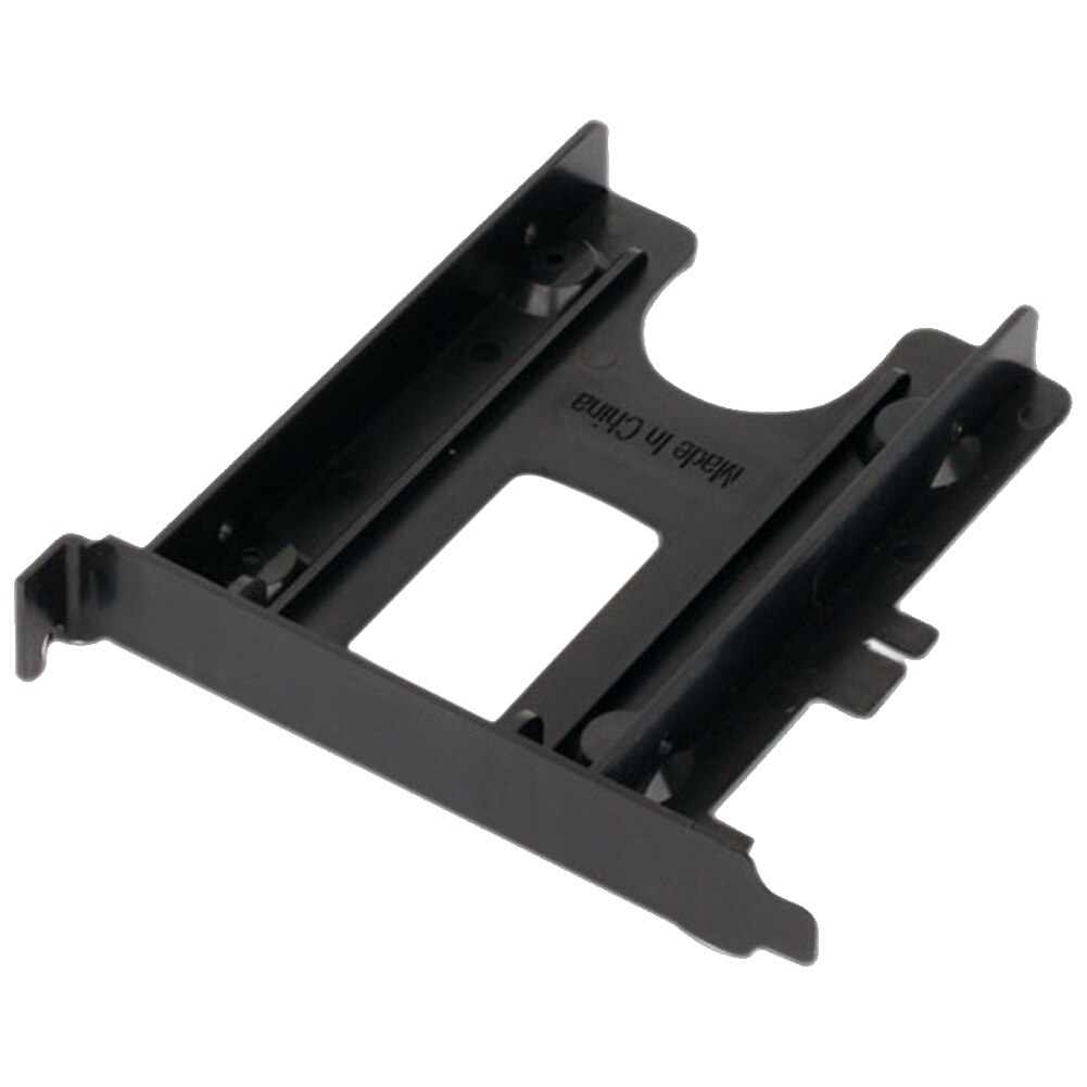 Easy Install Black Eco Friendly Drive Adapter Mounting Bracket Lightweight Storage Rear Panel ABS Compatible Holder SSD HDD