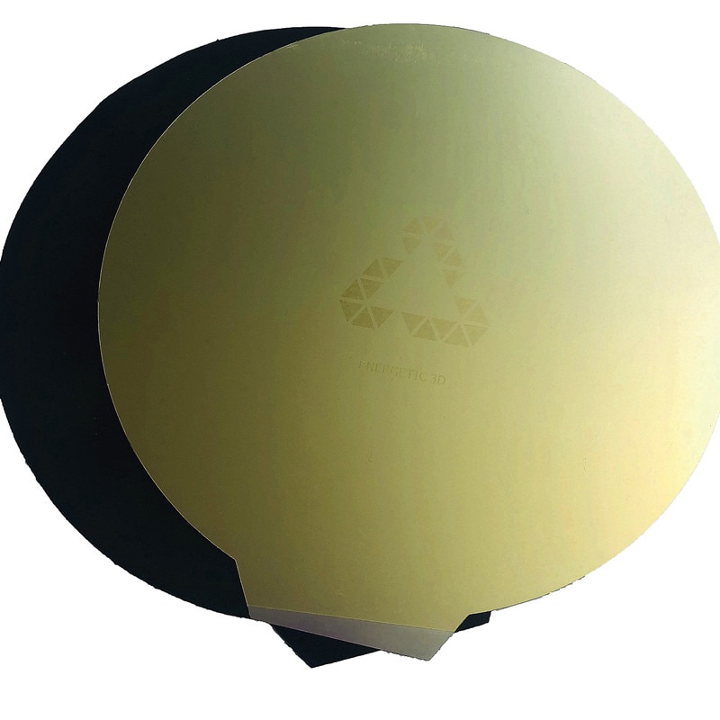 ENERGETIC Round Dia 350mm Magnetic Spring Steel Sheet applied PEI Print Bed Flexplate Update for Tevo Little Monster 3D Printer