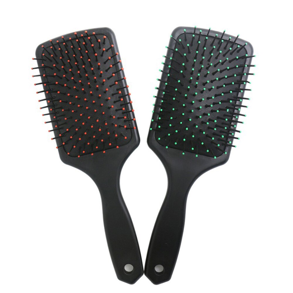 Peine de masaje de paleta grande, cepillo para el pelo con cojín, peine mágico para mujeres, salón de peluquería, cabeza de desenredar, SPA 1 unidad