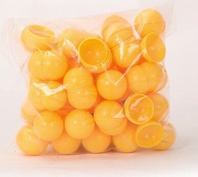 Balle de tennis multicolore, 100 pièces, 4cm, 8 couleurs, rouge, jaune, bleu, vert, blanc, rose: YELLOW