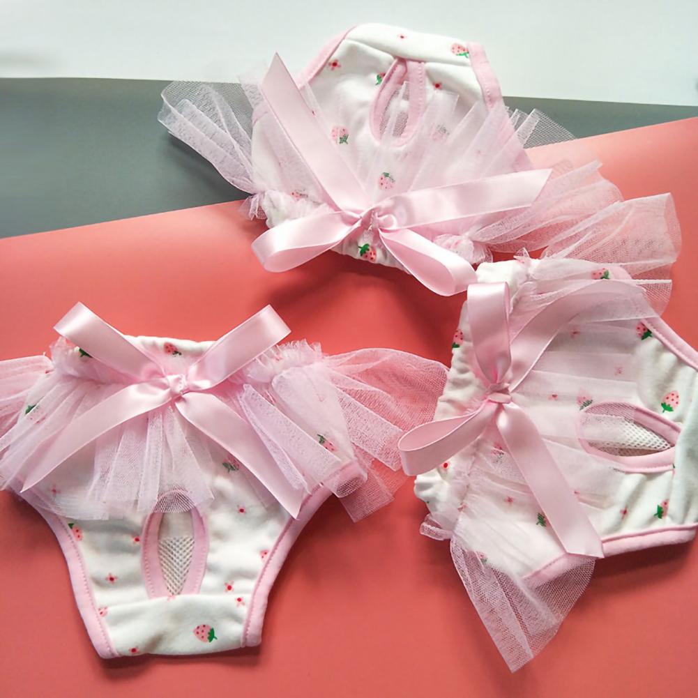 Wearable Pet Short Pants Comfortable Non-sticky Hair Health Care Puppy Shorts Sanitary Pants