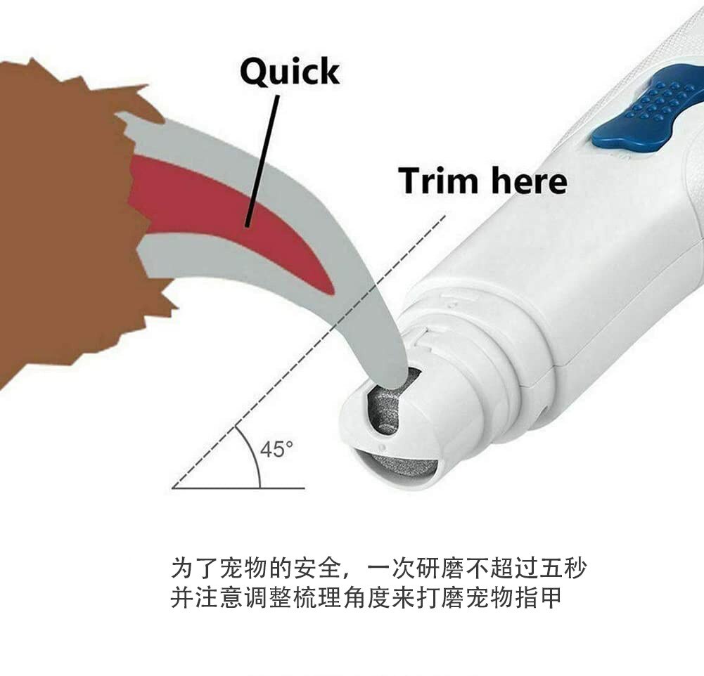 Schoonheidsproduct voor hondennagels, elektrisch nagelpiercingapparaat voor katten en honden, universele nageltrimmer