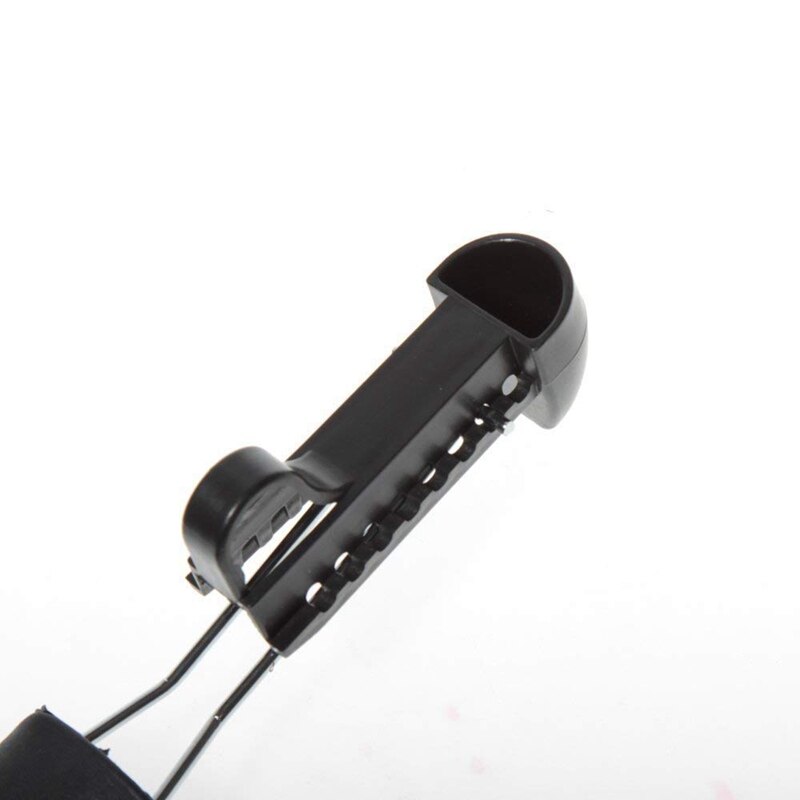 5 Pairs Practical Plastic Adjustable Length Men Shoe Tree Stretcher Boot Holder Organizers (5 Pairs Black)